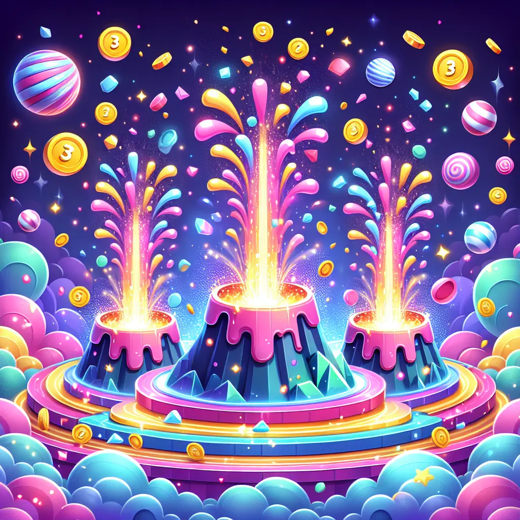 3 Coin Volcanoes slot game